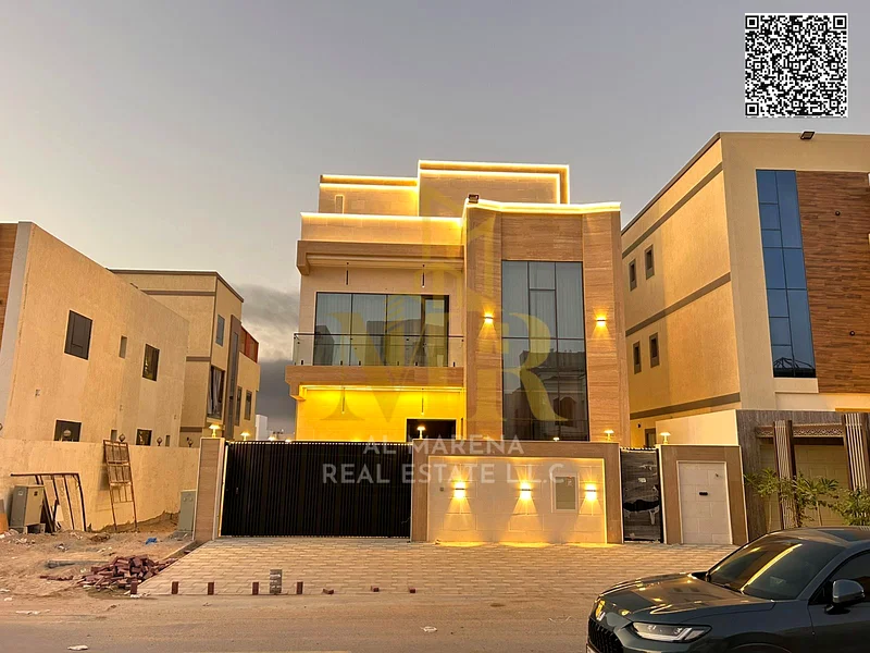 🏡 Luxurious villa for sale in Al Bahia – 7 master bedrooms + majlis and hall – 2 floors + roof – 3014 sq ft – priced at AED 2,200,000, all-inclusive63880510905090110