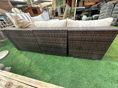 Large sofa set Syntactic rattan sofa comes