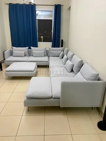 Söderhamn Sectional U shape sofa with ottoman