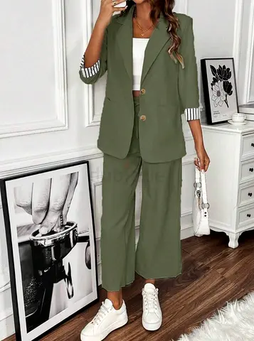 women jacket and pants