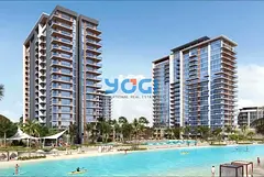 1-Bedroom Apartment with Lagoon &amp; Burj Khalifa Views