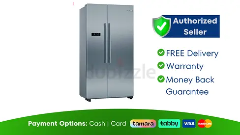 Bosch Refrigerator 616L Side by Side Fridge  Brand New | 1 Year Warranty | FREE Delivery | SHJ746