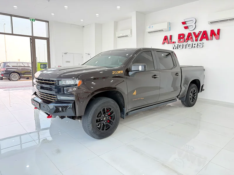 شيفروليه سيلفرادو شاهين Chevrolet Silverado Shaheen Ex بني داخل زعفراني خليجي بن حموده 202063489420984707111