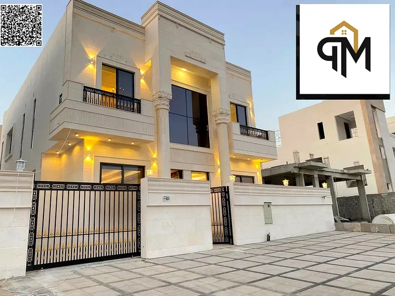 فيلا فاخرة بتصميم كلاسيكي في موقع ممتاز مقابل مجمع أظها، وبسعر يشمل رسوم التسجيل ونظام الملكية، بدون63897311347713112