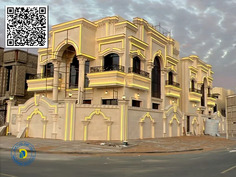 فيلا فاخرة للبيع في منطقة الهيلو 2، تشطيب حديث، 6 غرف وسطح، موقع مميز جدًا، السعر يشمل رسوم التسجيل63912903966721110