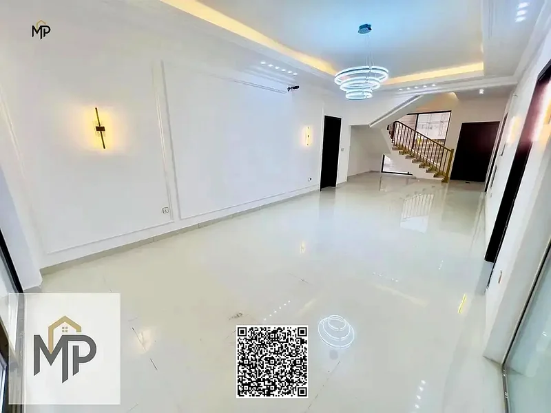 Palace for sale in Al Bahia area, 7 rooms, hall, 2 floors and a roof, at a very special price, including registration and ownership fees63880932683395113