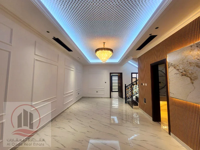 Villa for sale at Ajman - Al Heloi 2 area the Villa G +2 (5 Master room + big court + big Majlis + big Hall + maid room)63898098083970112
