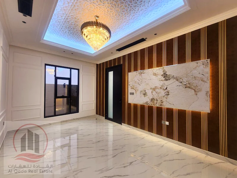 Villa for sale at Ajman - Al Heloi 2 area the Villa G +2 (5 Master room + big court + big Majlis + big Hall + maid room)63898098083970111