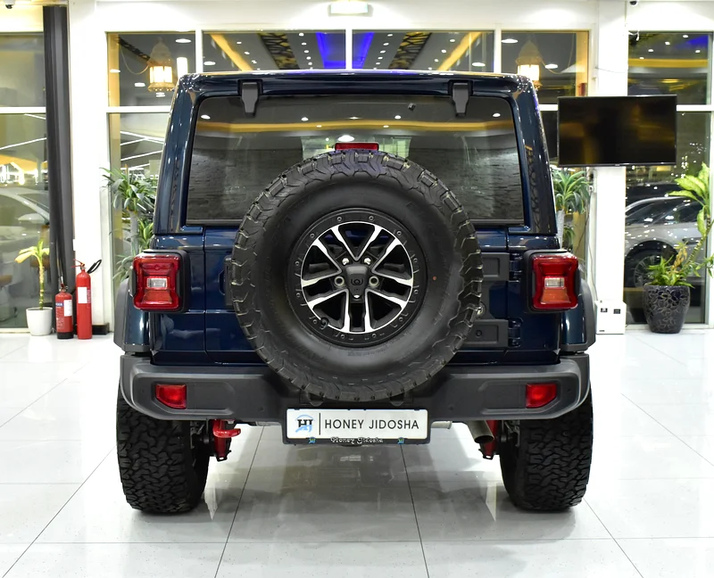 AED 3,666 EMi for 5Yrs Jeep Wrangler Unlimited Rubicon 2.0L ( 2025 Model ) in Blue Color GCC Specs63489878283651114
