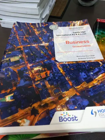 Cambridge international as and a level business second edition