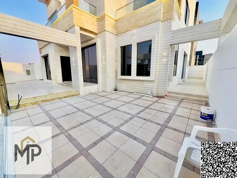 Palace for sale in Al Bahia area, 7 rooms, hall, 2 floors and a roof, at a very special price in the most upscale areas of Ajman63880932675330111