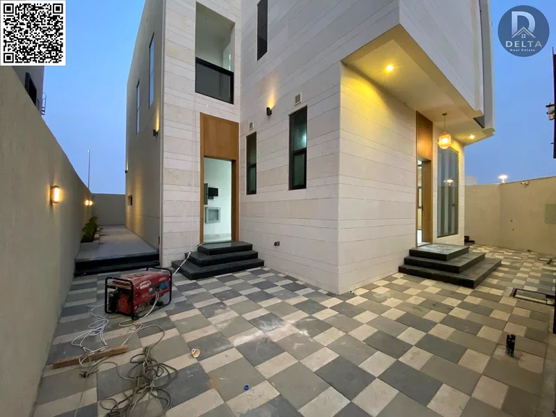 🏡 Distinctive corner villa for sale in Al Helio 2 - Ajman 🔑 5 master bedrooms | Modern design | Strategic location | Registration fees included  Are63897973267715113