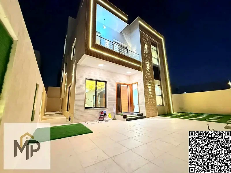 فيلا بسعر يشمل رسوم التسجيل ورسوم الملكية على الشارع الرئيسي، جاهزة للسكن في أكثر مناطق عجمان تميزاً، ملكية حرة63897311430529113