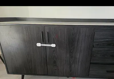 Stylish Black Wooden Cabinet for Modern Homes