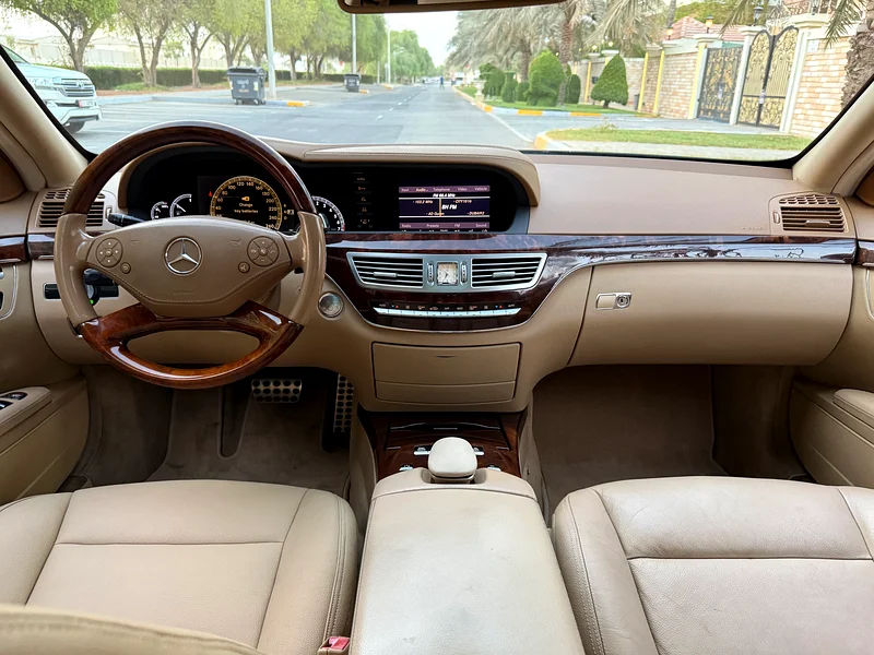 مرسيدس S 500 V8  خليجي موديل 2012 خليجي  ، صبغة وكالة قمه في النظافه .63488476432131113