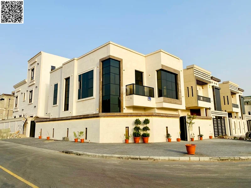 ✨ فيلا ركنية فاخرة في الهيليو 2 - عجمان، بموقع مثالي، تشمل الكهرباء والماء63897973242369110