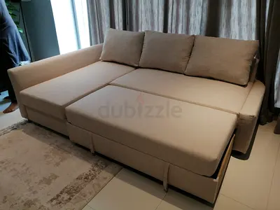 L SHAPE SOFA COM BED