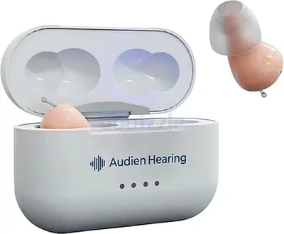 Audien Hearing Atom Pro 2 OTC Hearing Aids Beige