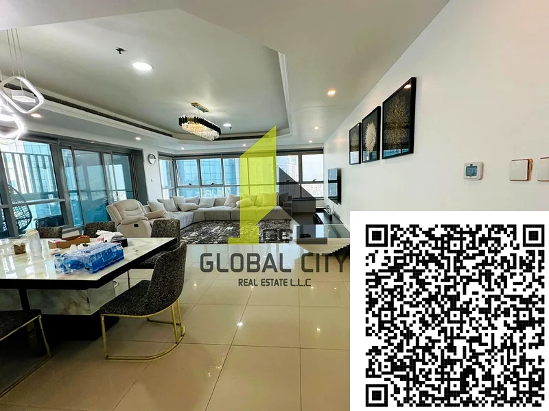 Smart Living – 2 Bedroom for sale In Ajman Corniche Tower | fully furnished | Great rental | covered parking | 850,000 /-63870352041986110
