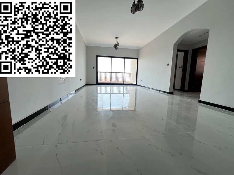 Two bedrooms and a spacious hall, first tenant in Al Muwaihat 3 - Ajman, 3 bathrooms, built-in wardrobes, central air conditioning, prime location nea63711781313794110
