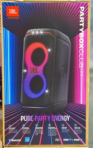 JBL Partybox Club 120 Speaker- Black  BRAND NEW , SEALED BOX