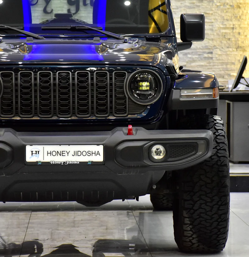AED 3,666 EMi for 5Yrs Jeep Wrangler Unlimited Rubicon 2.0L ( 2025 Model ) in Blue Color GCC Specs63489878283651113
