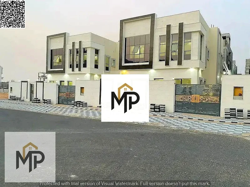 For sale, a villa, including registration and ownership fees, directly opposite the mosque, two floors, stone facade, with the possibility of easy ban63897311389186110