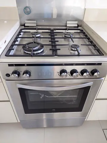 Hoover 4 Burner Gas cooker 60 by 60 cm One hand