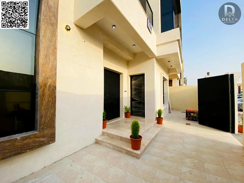 🏡 Luxurious corner villa for sale in Al Helio 2 - Ajman 📍 Ideal location | Elegant design | Electricity and water included  ✨ A golden opportunity t63898098003331113