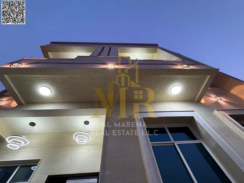 A villa with an all-inclusive price, electricity and water, on the main street, ready for occupancy in the most upscale areas of Ajman. Freehold for a63898098144257113