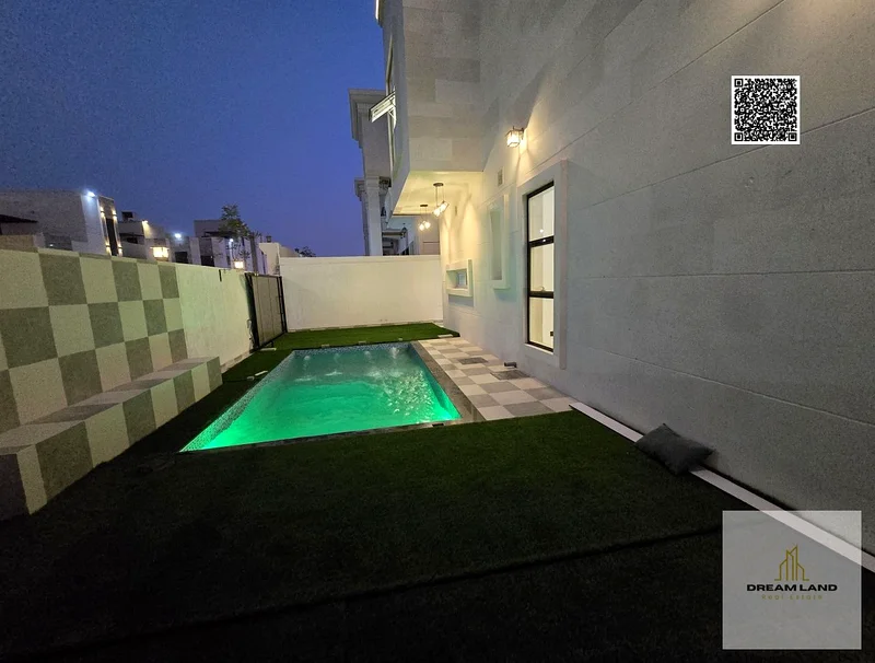 For sale, a corner villa with a roof and a private pool in Al Helio 263897311339395111
