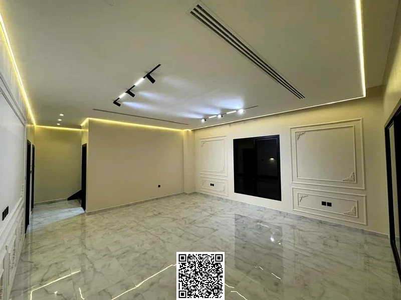 Villa for sale in Ajman, Al Helio 1 area. The villa consists of 4 master bedrooms, a majlis, a hall, and a maid's room.63914831623811111