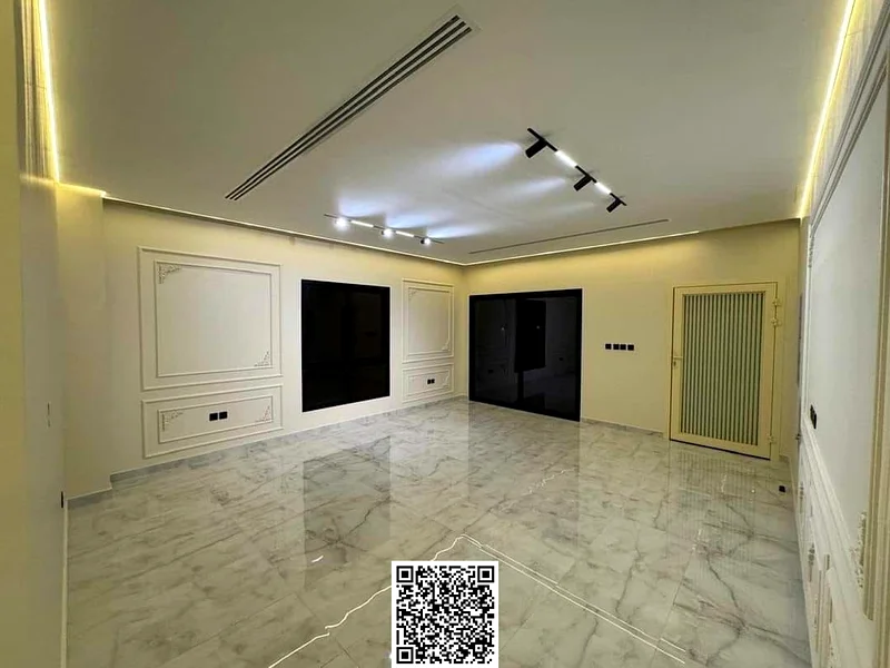 Villa for sale in Ajman, Al Helio 1 area. The villa consists of 4 master bedrooms, a majlis, a hall, and a maid's room.63914831623811114