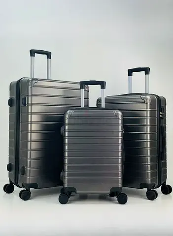 Luggage Set of 3 PCS ABS HardSide Lightweight 360° Rotating 4 Double Wheels, SG-T85D PALE MAUVE