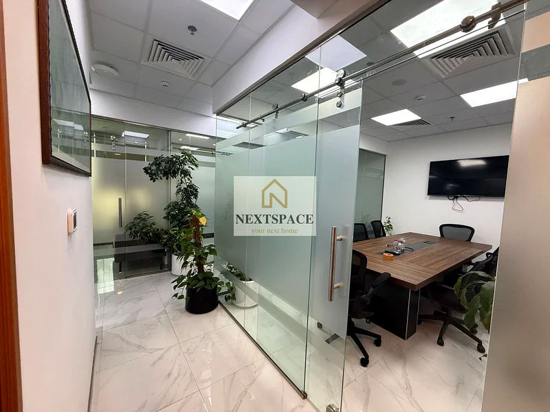2 combined Offices | Fully Furnished | 2 Parkings63618603356162113