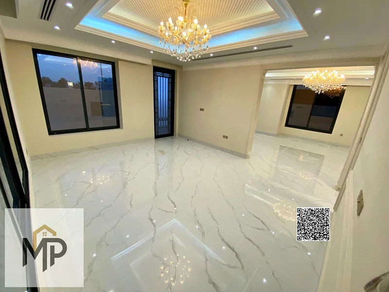 فيلا فاخرة بتصميم كلاسيكي في موقع متميز أمام مجمع أزها، وبسعر يشمل رسوم التسجيل ونقل الملكية.63897869273731114