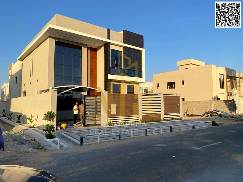 🏡 For Sale – Luxury Villa in Al Helio 2 – Ajman | Two Floors | 4 Master Bedrooms | Majlis + 2 Spacious Halls | Modern Kitchen | Outdoor Yard | Plot A63897973129091111