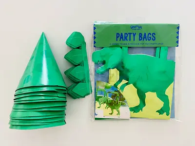 Dinosaur Birthday Party Decorations - Party Bags Cups