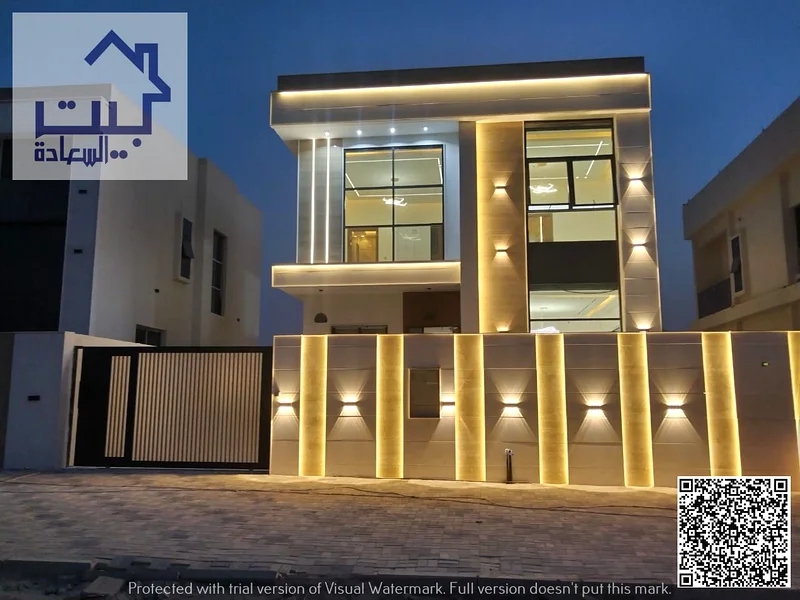 Villa for sale in Al Helio 1, first inhabitant, consisting of 4 master bedrooms, 6 bathrooms, a large hall, a large kitchen, a setback in front of the63914831632641111
