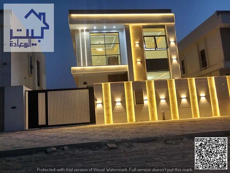Villa for sale in Al Helio 1, first inhabitant, consisting of 4 master bedrooms, 6 bathrooms, a large hall, a large kitchen, a setback in front of the63914831632641110