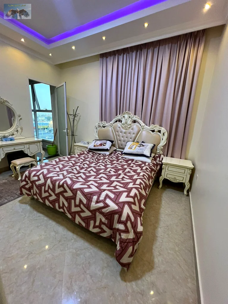 “3 BR + hall monthly rent in Al Rawda 3, Ajman | Fully furnished | Bills & internet included | Prime Rawda 3 location on Sheikh Khalifa extension.”63719604438146114