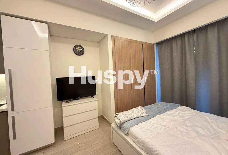 شقة مفروشة بالكامل مع إطلالة على الشارع الرئيسي، شاغرة63976129806338114