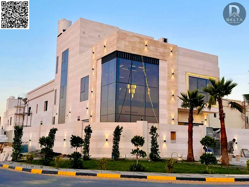 🏡فيلا فاخرة_ 3 طوابق مع سطح وبركة سباحة🏊‍♀️- متضمنة رسوم التسجيل ونقل الملكية - قريبة من طريق الشيخ محمد بن زايد - ملكية حرة لجميع الجنسيات63914210900355110