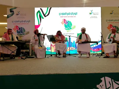Saudi National Traditional Activities in Dubai!