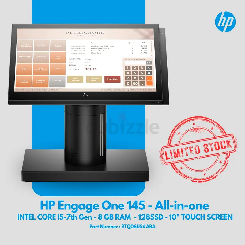 HP Pos Machine 145 All in one