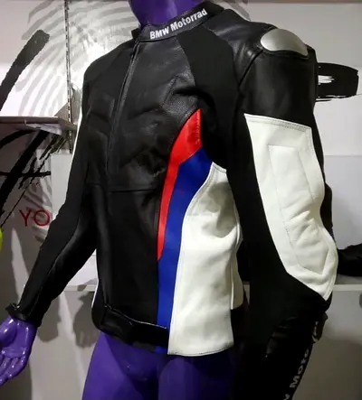 BMW Motorrad Motorcycle Motorbike Racing CE Leather Track Jacket