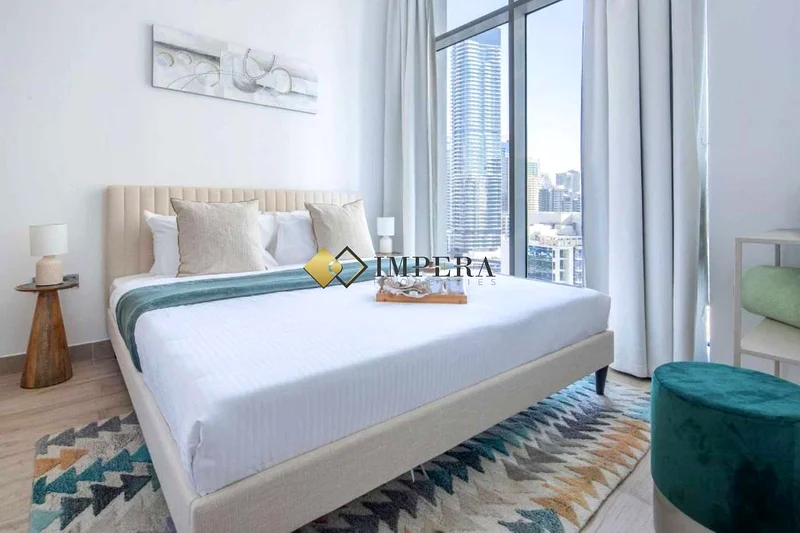 مؤثثة | بإطلالة على المارينا | طابق عالٍ63774325342977112