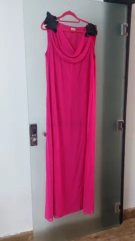 Cerise pink Hoss Intropia long dress
