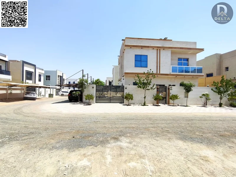 🏡✨ Luxurious villa for sale in Al Helio 2 - Ajman 📍 Corner on two streets | 🧭 Directly behind the Farmers Market 💡 All-inclusive price: 1,650,00063914210890626112