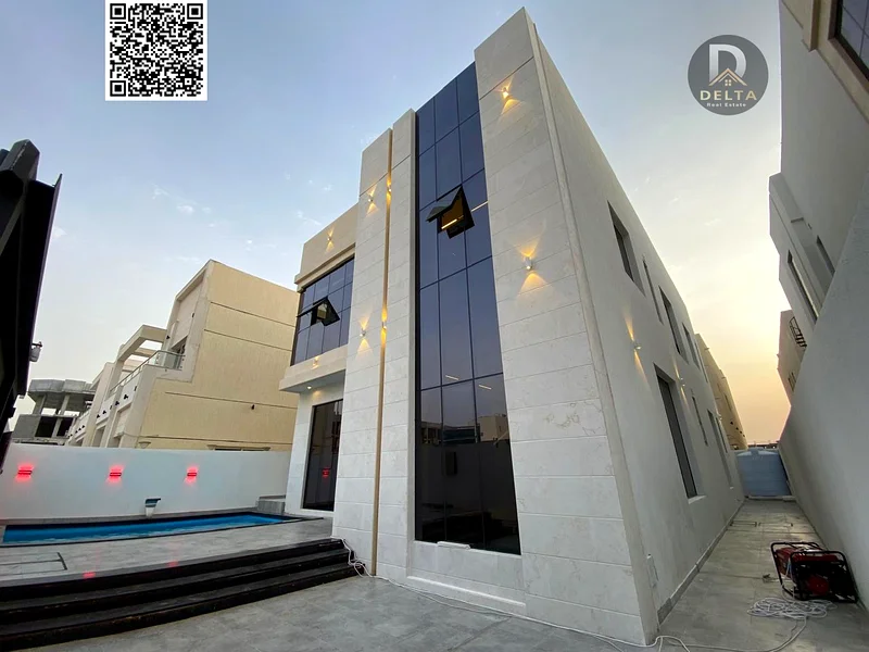 🏡 للبيع - فيلا فاخرة في الهيليو 2 - عجمان ✨ المساحة: 3,850 قدم مربع | طابقين + سطح | 5 غرف نوم رئيسية | مسبح خاص | رسوم التسجيل متضمنة63897760807811113